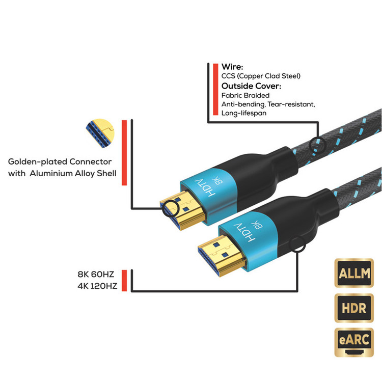 کابل HDMI تسکو مدل GHC 71 HERA 8K