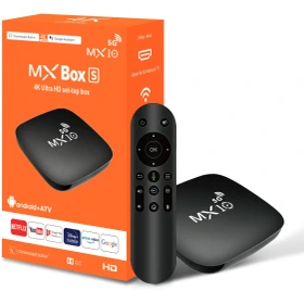 اندروید باکس MX10 5G حافظه ۱۶ گیگابایت با ریموت
