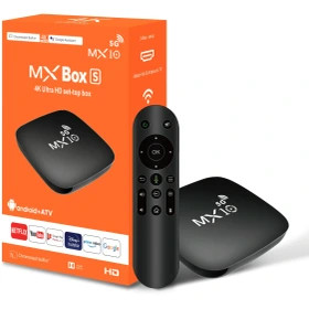 اندروید باکس MX10 5G حافظه ۱۶ گیگابایت با ریموت
