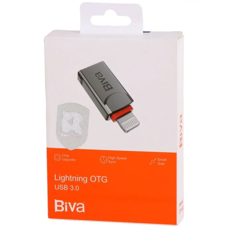 تبدیل OTG لایتنینگ به USB3.0 بیوا Biva OTG-02