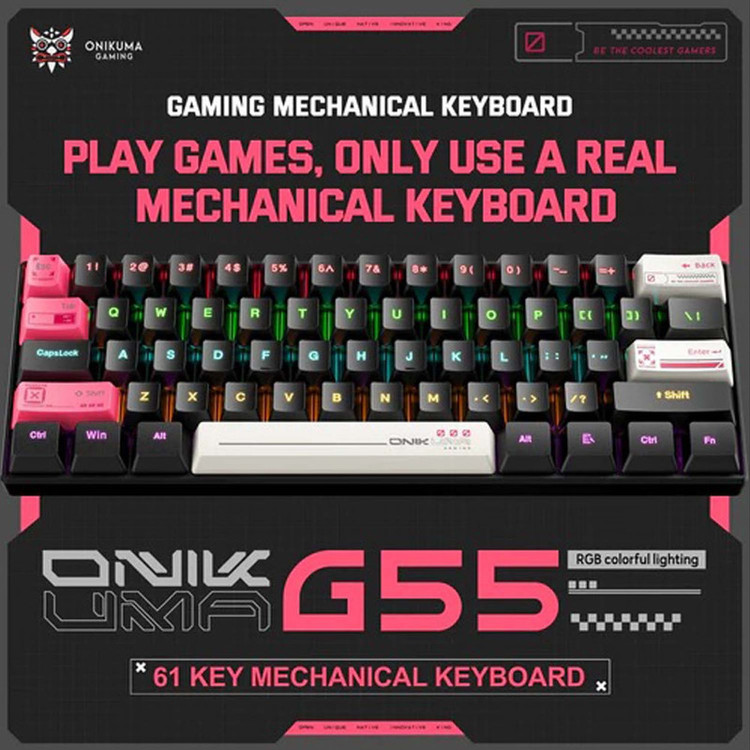 کیبورد گیمینگ اونیکوما مدل G55 RGB