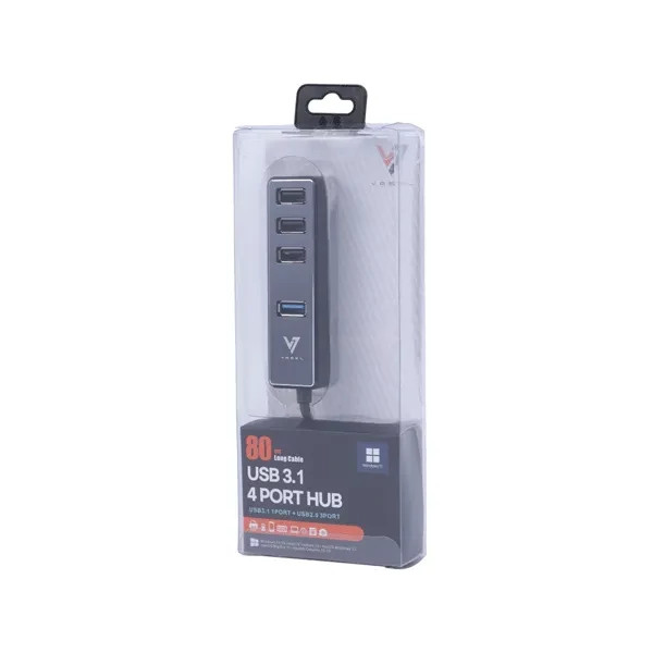 هاب یو اس بی 4 پورت برند واصل VASEL VSL-HU-380