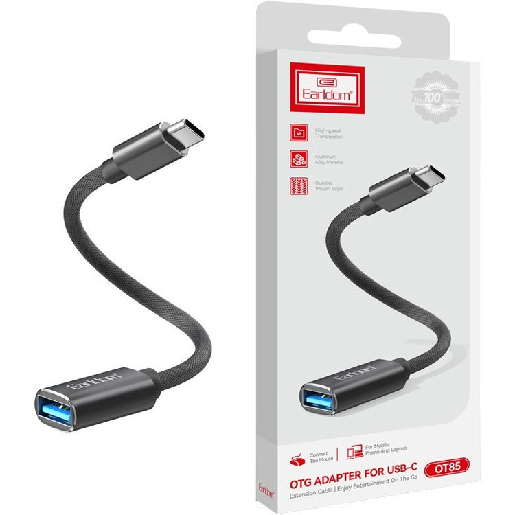 تبدیل USB OTG به تایپ سی ارلدام ET-OT85