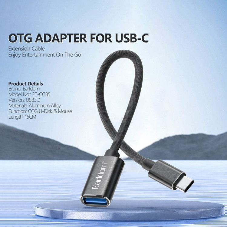 تبدیل USB OTG به تایپ سی ارلدام ET-OT85