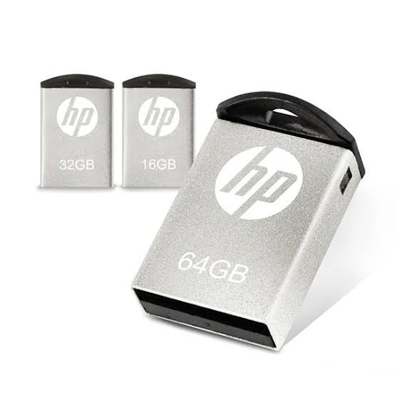 فلش مموری اچپی مدل V222W ظرفیت 64 گیگابایت با بدنه فلزی