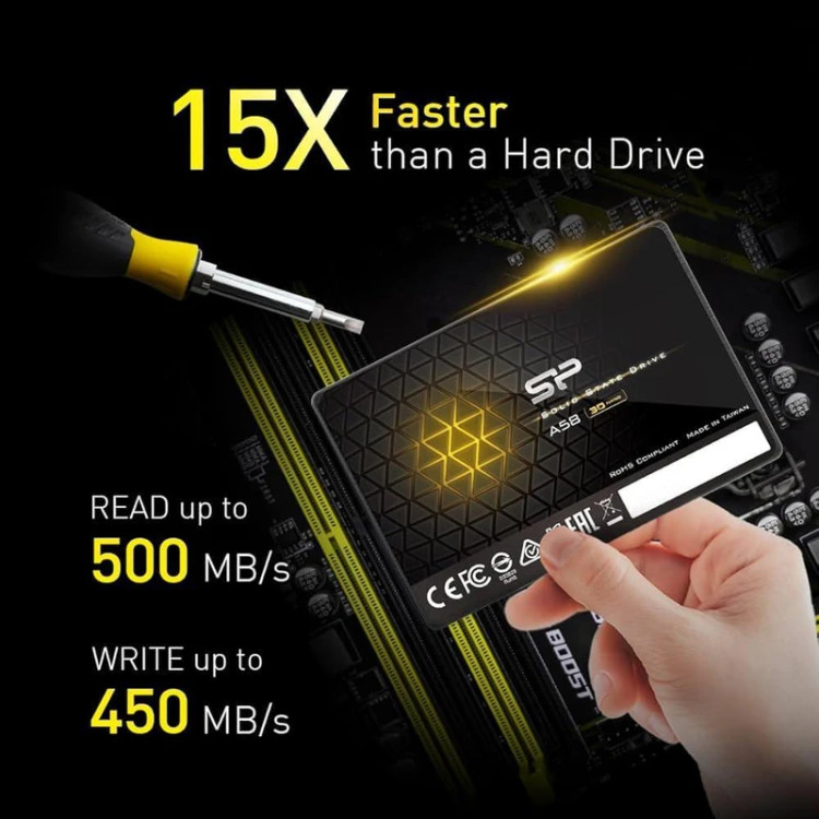 SSD اینترنال سیلیکون پاور مدل ACE A58 ظرفیت 128 گیگابایت