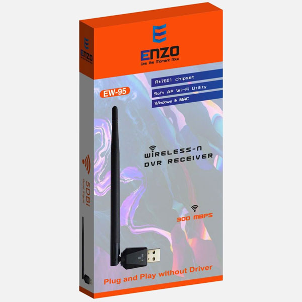 USB کارت شبکه مدل EW-95 برند انزو سرعت 300