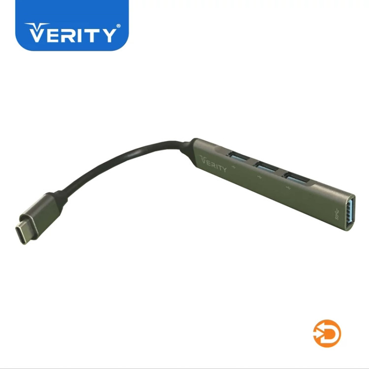 هاب 4 پورت USB 3.0 وریتی مدل H410T ا H410T USB3.0 4Port HUB