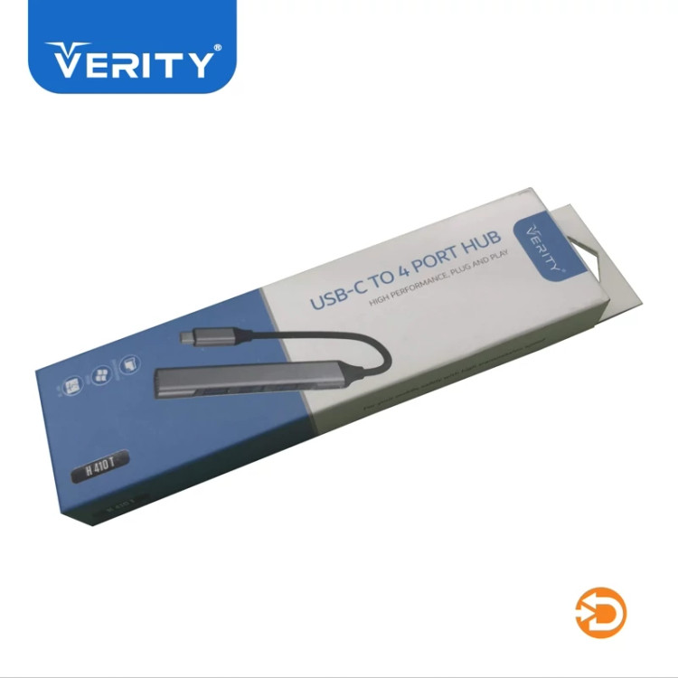 هاب 4 پورت USB 3.0 وریتی مدل H410T ا H410T USB3.0 4Port HUB