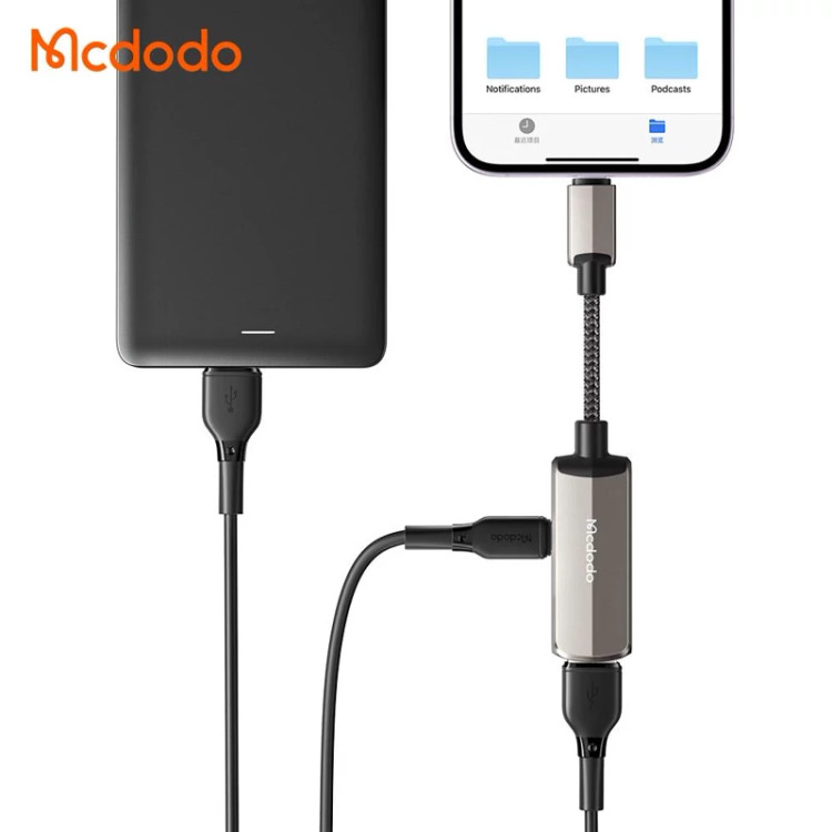 تبدیل OTG لایتنینگ به USB مک دودو مدل CA-2690