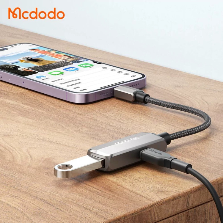 تبدیل OTG لایتنینگ به USB مک دودو مدل CA-2690