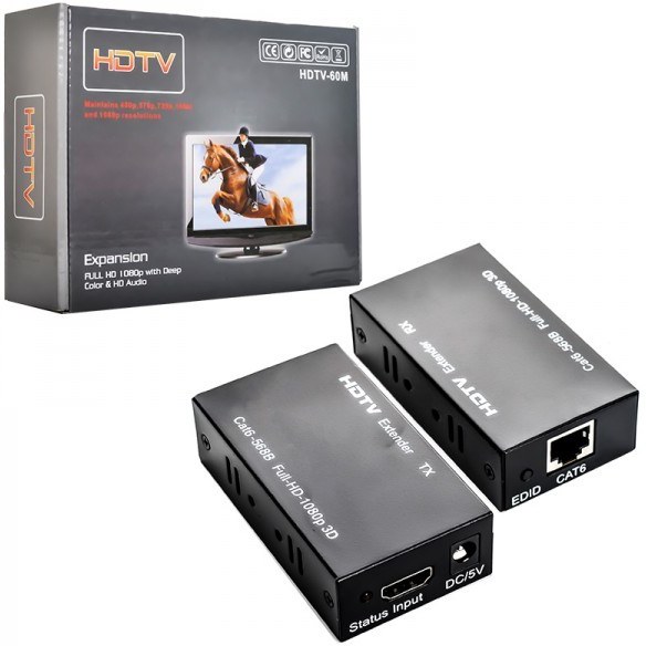 اکستندر HDMI تحت شبکه مدل HDTV طول 60 متر