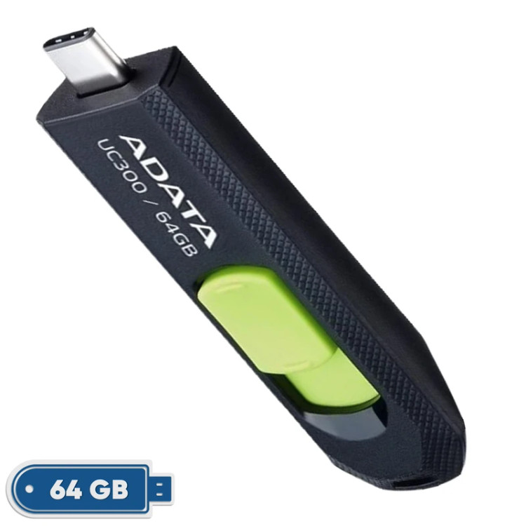 فلش مموری ADATA مدل UC300 ظرفیت 64 گیگ با رابط USB Type-C