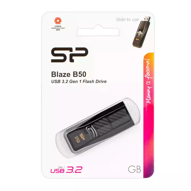 فلش مموری Silicon power مدل BLAZE B50 ظرفیت 32 گیگابایت