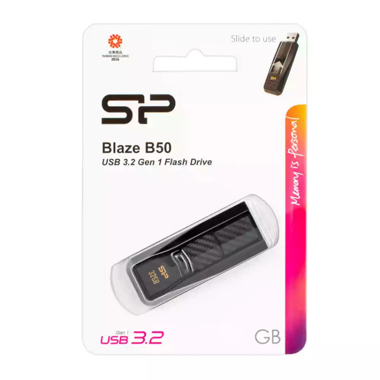 فلش مموری Silicon power مدل BLAZE B50 ظرفیت 32 گیگابایت