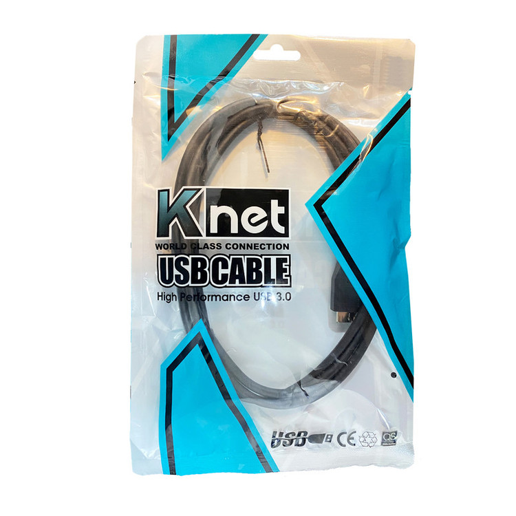 کابل تبدیل هارد اکسترنال به USB-C کی نت مدل K-CUBMC3006 طول 0.6 متر