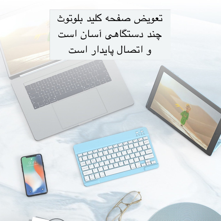 کیبورد و ماوس بی سیم مدل KIT، سوییچ ممبران، Tenkeyless
