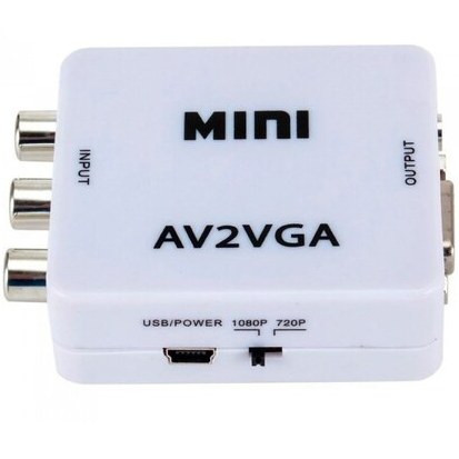 تبدیل AV به VGA وی نت مدل MINI