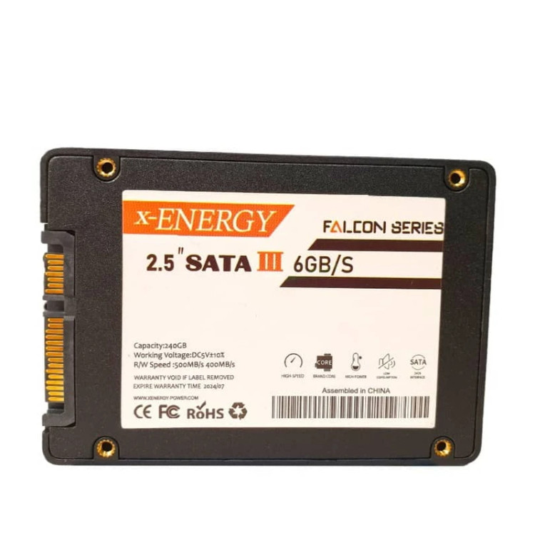 حافظه SSD اینترنال ایکس انرژی مدل Falcon ظرفیت 240 گیگابایت