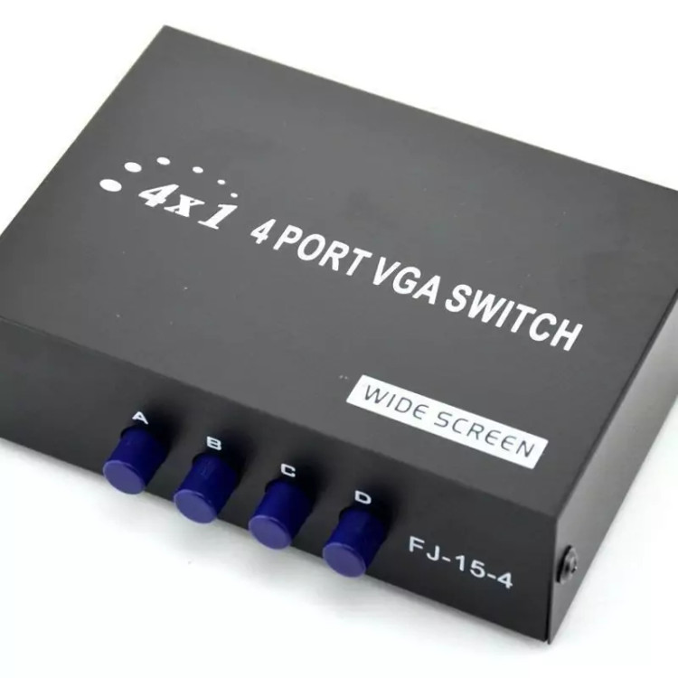 سوییچ 4 پورت VGA ونتولینک مدل VGA-15-4