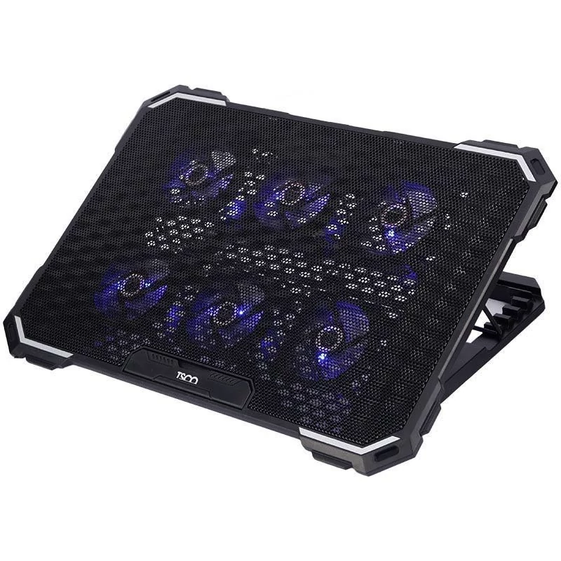 پایه خنک کننده لپ تاپ تسکو مدل TCLP3119 با ۶ فن RGB LED
