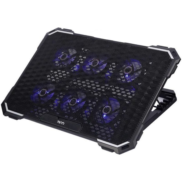 پایه خنک کننده لپ تاپ تسکو مدل TCLP3119 با ۶ فن RGB LED