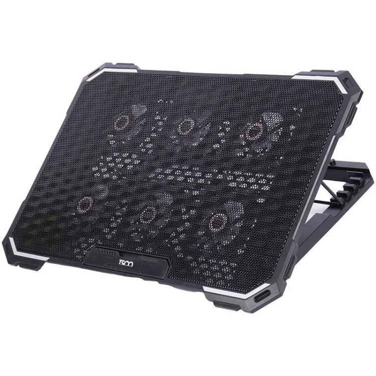 پایه خنک کننده لپ تاپ تسکو مدل TCLP3119 با ۶ فن RGB LED
