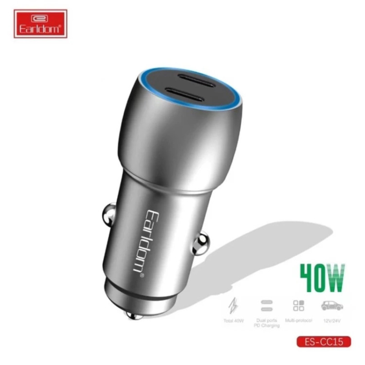 شارژر فندکی 40 وات ارلدام مدل ES-CC15