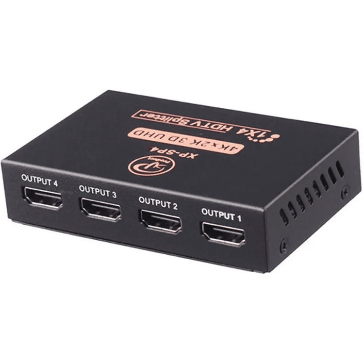 اسپلیتر 1 به 4 پورت HDMI ایکس پی مدل SP4 4Kx2K