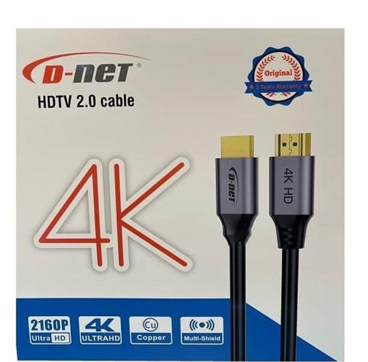 کابل HDMI دی نت مدل 4k طول 5 متر