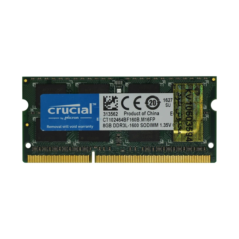 رم لپ تاپ کروشیال DDR3L 1600MHz CL11  CT102464BF160B  RAM 8GB