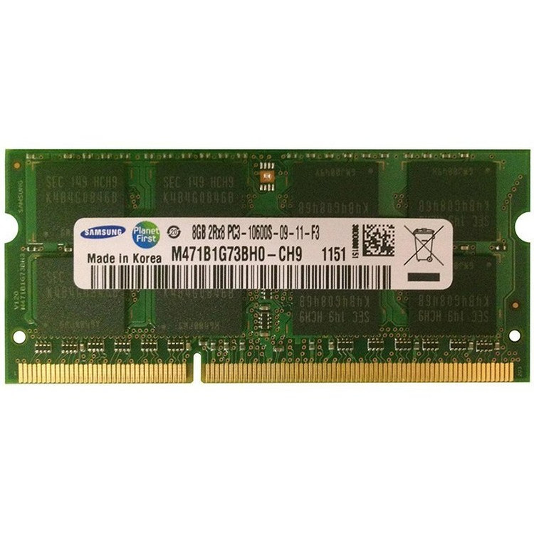 رم لپ تاپ DDR3 تک کاناله 1333 مگاهرتز سامسونگ مدل M471B1G73BH0-CH9 ظرفیت 8 گیگابایت
