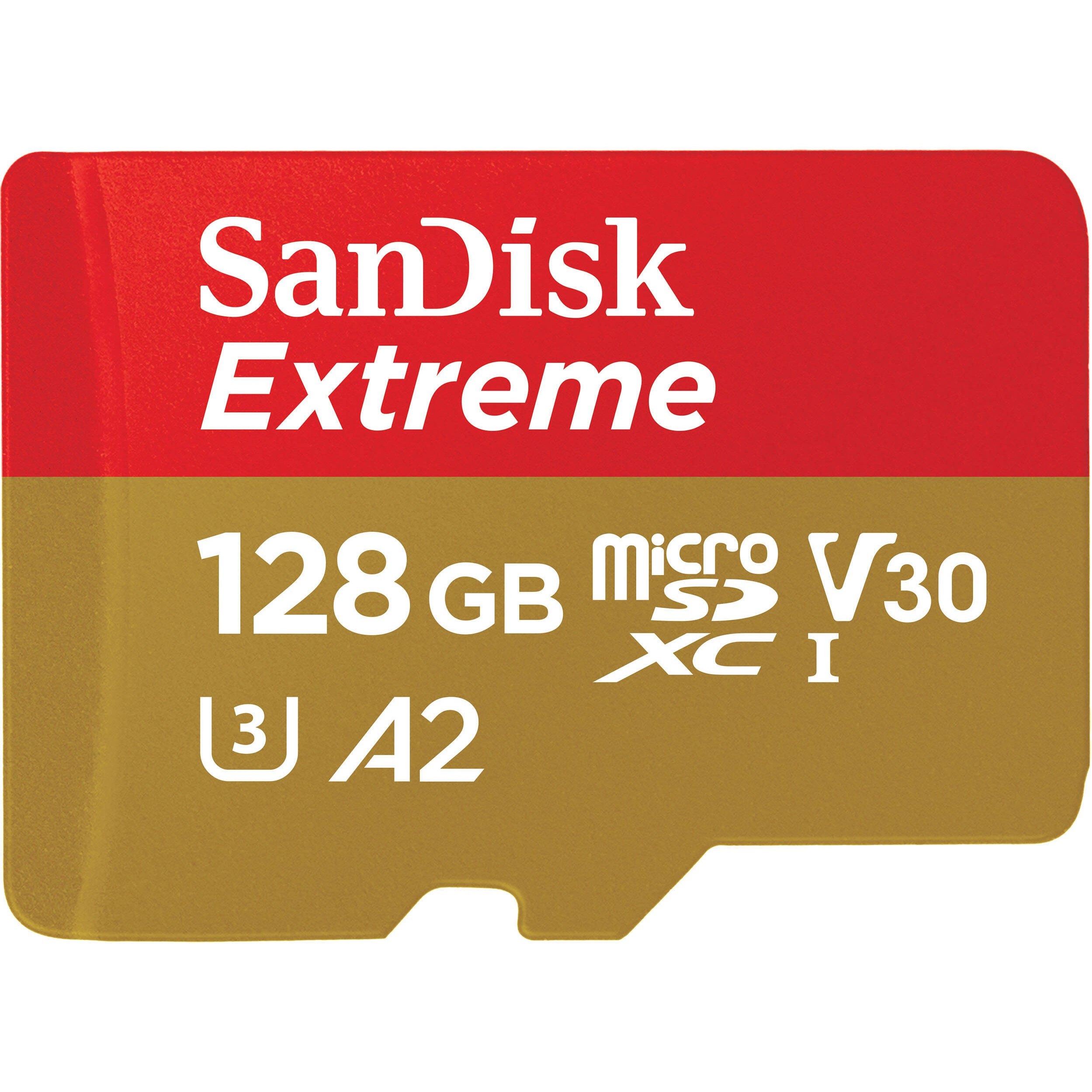 کارت حافظه سن دیسک مدل Extreme ظرفیت ۱۲۸ گیگابایت استاندارد UHS-I U3 سرعت ۱۹۰MBps