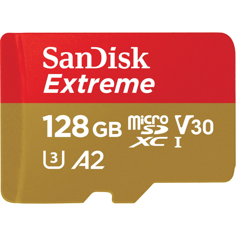 کارت حافظه سن دیسک مدل Extreme ظرفیت ۱۲۸ گیگابایت استاندارد UHS-I U3 سرعت ۱۹۰MBps