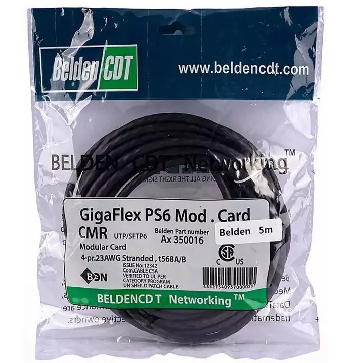 کابل شبکه بلدن مدل Cat6 UTP طول 5 متر