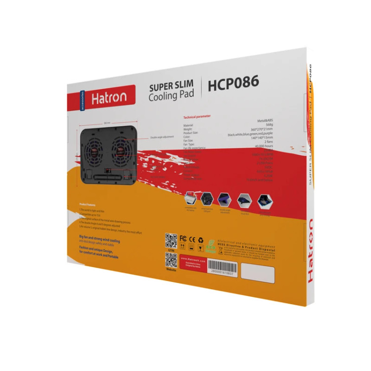 فن و پایه خنک کننده هترون مدل HCP086
