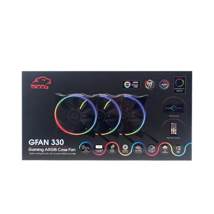 فن کیس تسکو مدل GFAN 330 پک سه تایی
