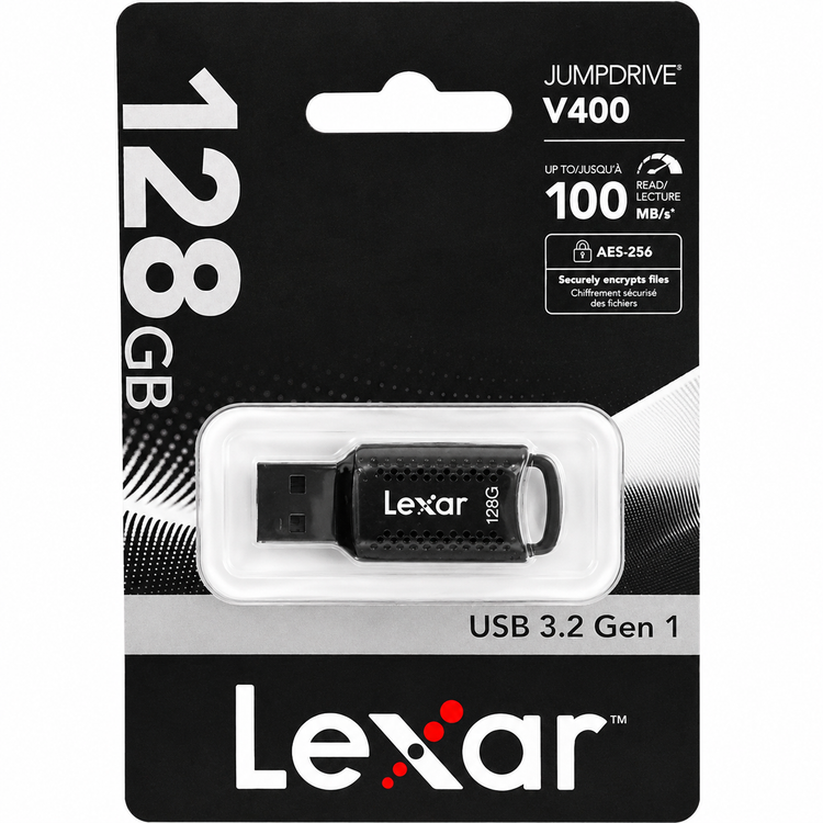 فلش مموری 128 گیگ USB 3.2 لکسار مدل JumpDrive V400