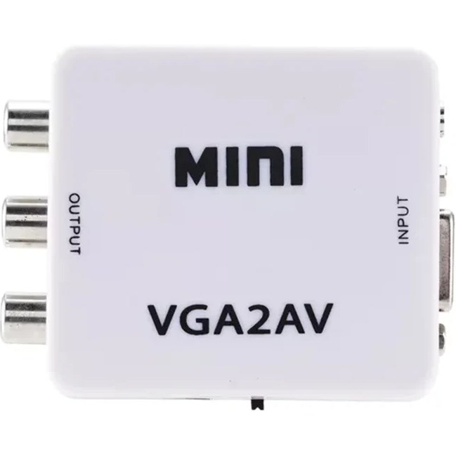 تبدیل VGA به AV ونتولینک مدل MINI همراه با کابل صدا