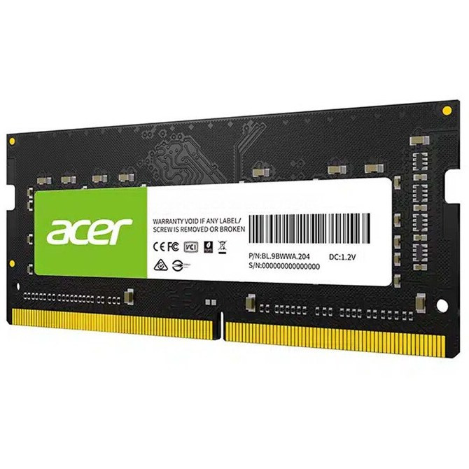 رم لپتاپ ایسر مدل SD100 ظرفیت ۸ گیگابایت DDR4 فرکانس ۳۲۰۰ مگاهرتز CL22