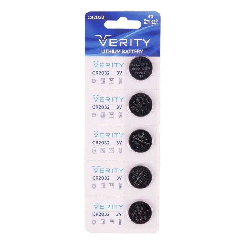 باتری سکه ای Verity CR2032 شیت پنج عددی