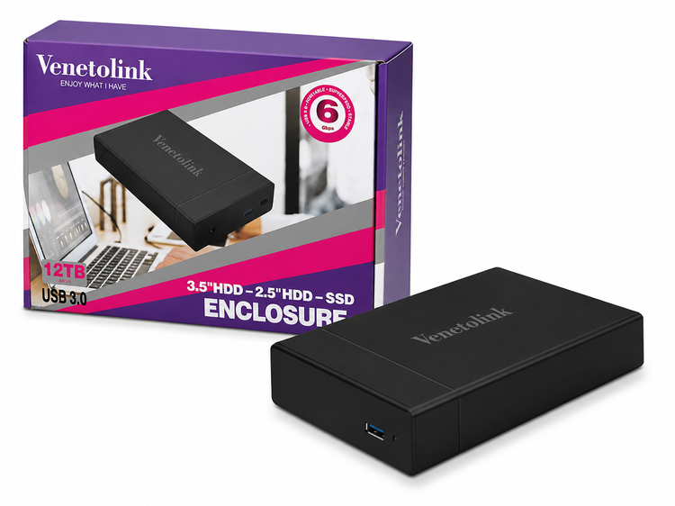 باکس هارد (USB 3.0) 3.5 ، 2.5 اینچی و SSD ونتولینک