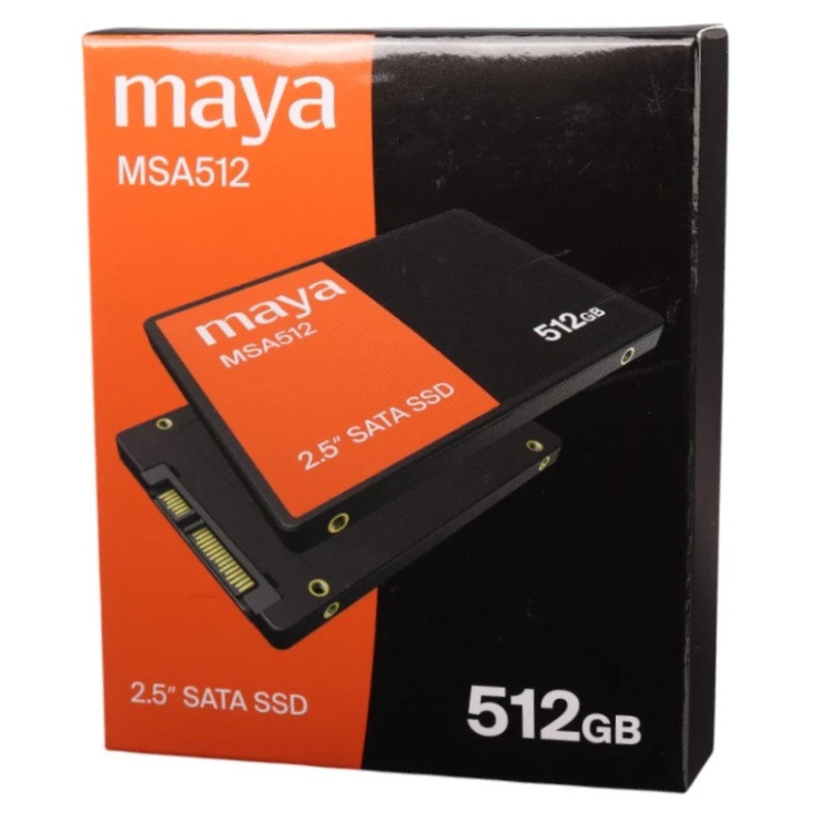 SSD اینترنال SATA III مایا مدل MSA512 ظرفیت 512 گیگابایت