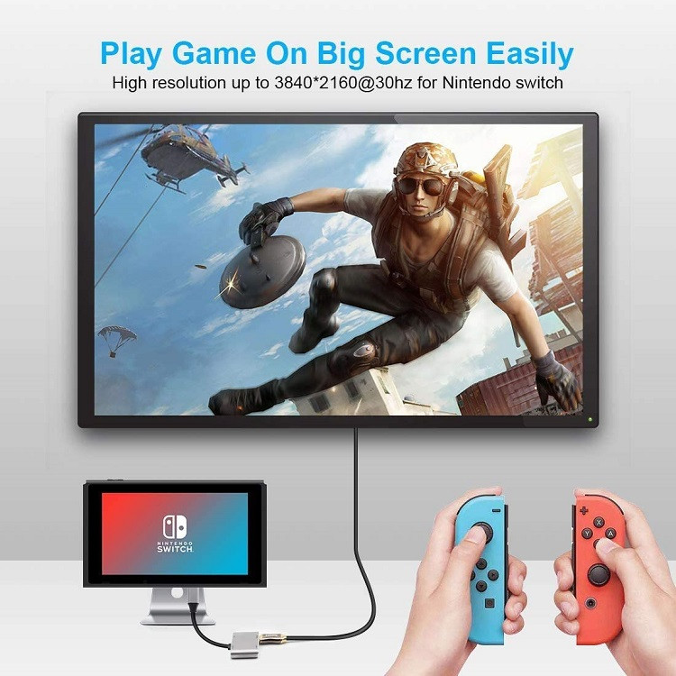 هاب کمبو تایپ سی به PD/HDTV/VGA/USB
