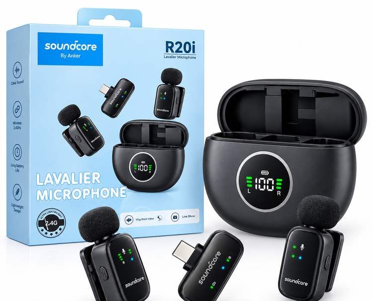 میکروفون بی سیم انکر مدل Soundcore R20i با درگاه تایپ سی