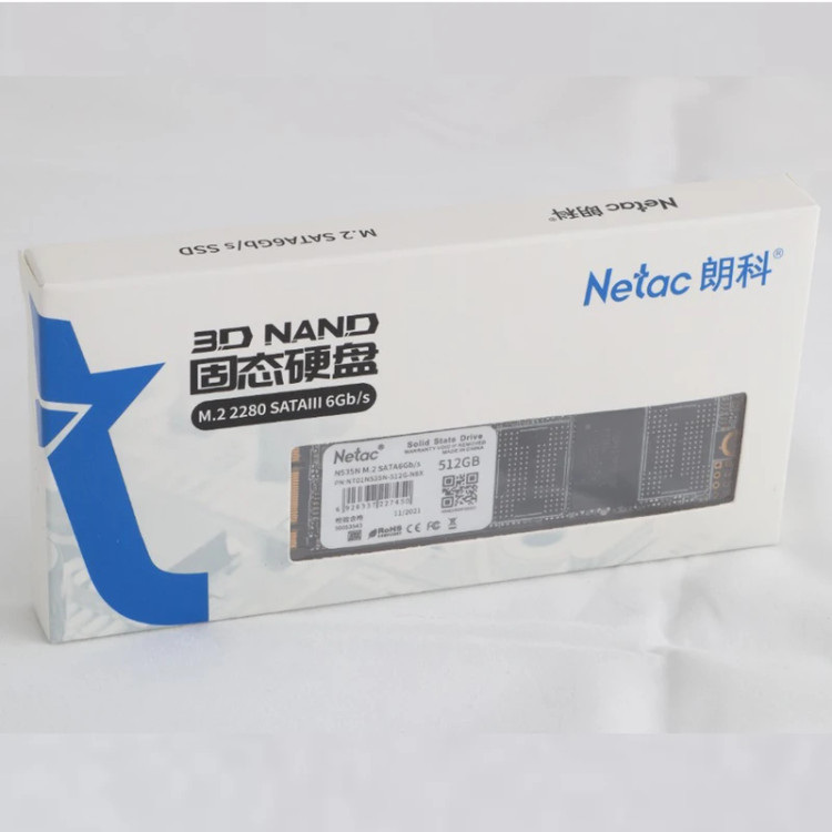 SSD اینترنال نتاک مدل SSD M.2 2280 N535N ظرفیت 512 گیگابایت